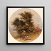 Ponte e castello di Rochester, Kent - George Howse — quadro incorniciato alla parete