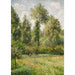 Riproduzione del dipinto Poplars, Éragny - Camille Pissarro