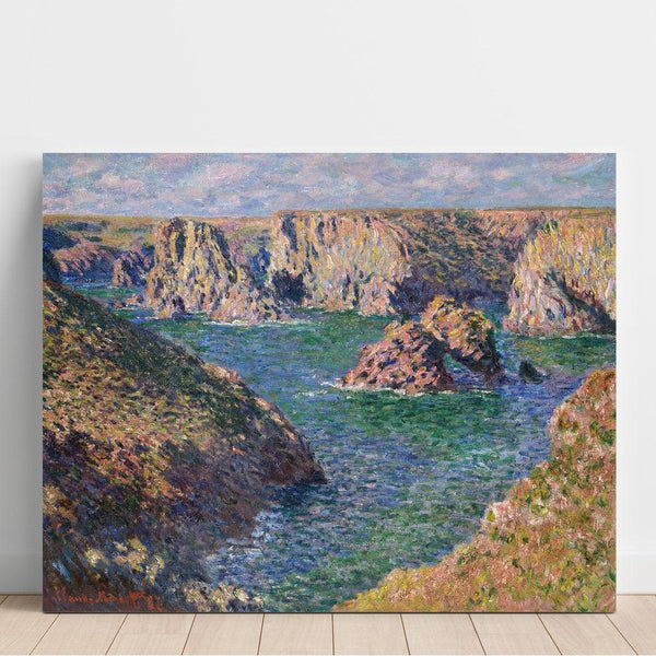 Riproduzione del dipinto Port-Domois, Belle-Île - Claude Monet