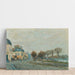 Riproduzione del dipinto Port-Marly prima dell'inondazione - Alfred Sisley