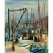 Riproduzione del dipinto Porto di Marsiglia - Moïse Kisling