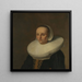 Ritratto di Anna van der Does 1609-1650 - Paulus Hennekyn — quadro incorniciato alla parete