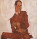 Ritratto di Arthur Roessler - Egon Schiele — vista dell’opera