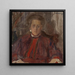 Ritratto di Eliza Pareska nata Mhleisen - Witold Wojtkiewicz — quadro incorniciato alla parete