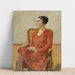 Riproduzione del dipinto Ritratto di Olga Neuberg - Max Liebermann
