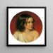 Ritratto di bambino - Josef Matthias Aigner — quadro incorniciato alla parete