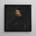 Ritratto di uomo - Francesco Hayez — quadro incorniciato alla parete