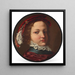 Ritratto di un ragazzo - Angelo Caroselli — quadro incorniciato alla parete