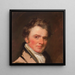 Ritratto di un gentiluomo - Gilbert Stuart — quadro incorniciato alla parete