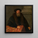 Ritratto di un uomo - Willem Key — quadro incorniciato alla parete