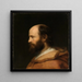 Ritratto di un uomo barbuto - Johann Ulrich Mayr — quadro incorniciato alla parete
