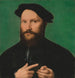 Ritratto di un uomo barbuto - Joos Van Cleve — vista dell’opera