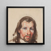 Ritratto di un contadino - Piotr Michaowski — quadro incorniciato alla parete