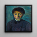 Ritratto di una Ragazza - Alexander Kanoldt — quadro incorniciato alla parete