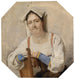 Ritratto di un'italiana - Carl Probst — vista dell’opera
