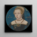 Ritratto di una donna sconosciuta - Lucas Horenbout — quadro incorniciato alla parete