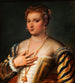 Ritratto di una giovane donna veneziana - Francesco Montemezzano — vista dell’opera