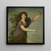 Ritratto di una giovane ragazza sotto i tratti di Atalante - Élisabeth Louise Vigée Le Brun — quadro incorniciato alla parete