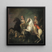 Ritratto di Caterina Insarda marchesa di Caluso e Delibera Eleonora - Balthasar Matthyssens — quadro incorniciato alla parete