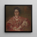 Ritratto di Dorothea A. Dreier - Walter Shirlaw — quadro incorniciato alla parete