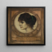 Ritratto di Gemma Bierbaum - Franz von Stuck — quadro incorniciato alla parete