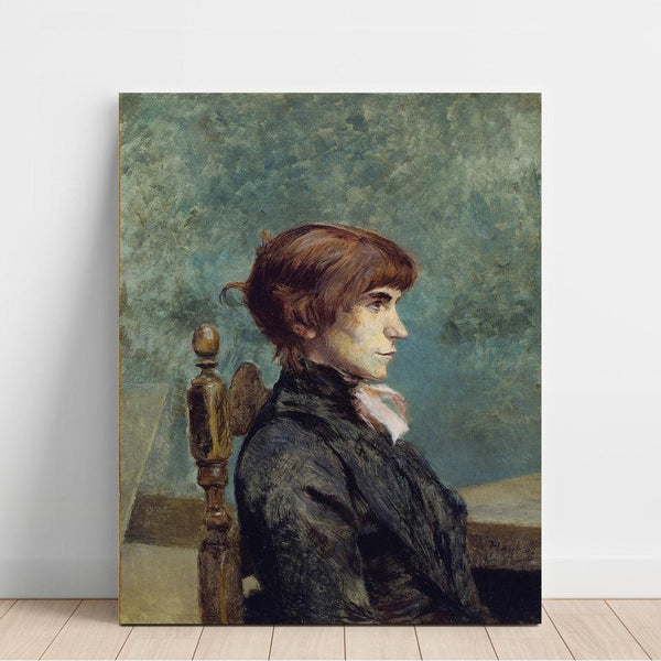 Riproduzione del dipinto Ritratto di Jeanne Wenz - Henri de Toulouse-Lautrec
