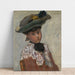 Riproduzione del dipinto Ritratto di una giovane donna con cappello in oro - Pierre Bonnard
