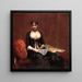 Ritratto di Madame Léon Maître - Henri Fantin-Latour — quadro incorniciato alla parete
