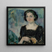 Ritratto della signora Bertha Stenman - Jalmari Ruokokoski — presentazione a parete dell’opera