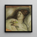 Ritratto di convalescente di Emma Madox Brown - Ford Madox Brown — quadro incorniciato alla parete