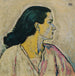 Ritratto di donna di profilo - Koloman Moser — vista dell’opera