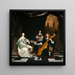 Ritratto della famiglia Sinfonia - Michiel Van Musscher — quadro incorniciato alla parete