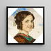 Ritratto della ragazza Mary - Franz von Stuck — quadro incorniciato alla parete