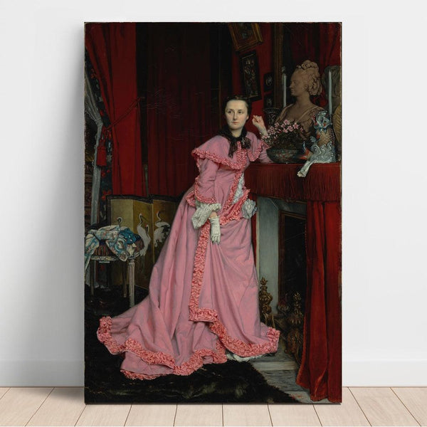 Riproduzione del dipinto Ritratto della marchesa di Miramon, nata Thérèse Feuillant - James Tissot