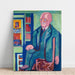 Riproduzione del dipinto Ritratto del Dottor Carl Hagemann - Ernst Ludwig Kirchner