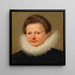Ritratto del nano della corte Farnese Giangiovetta - Johann Gersmueter — quadro incorniciato alla parete
