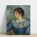 Riproduzione del dipinto Ritratto a busto di giovane ragazza - Pierre-Auguste Renoir