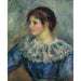 Riproduzione del dipinto Ritratto a busto di giovane ragazza - Pierre-Auguste Renoir