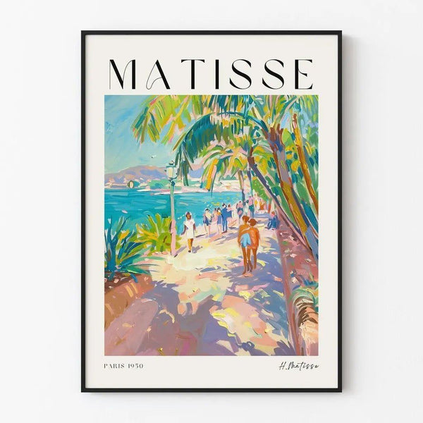 Poster "Passeggiata sulla Costa Azzurra" di Henri Matisse
