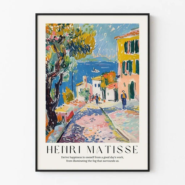 Poster "Cammino nel Sud della Francia" di Henri Matisse