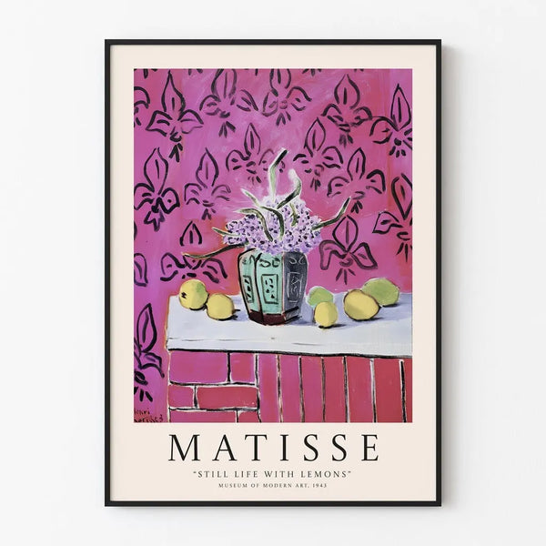 Poster “Natura morta con limoni" di Henri Matisse