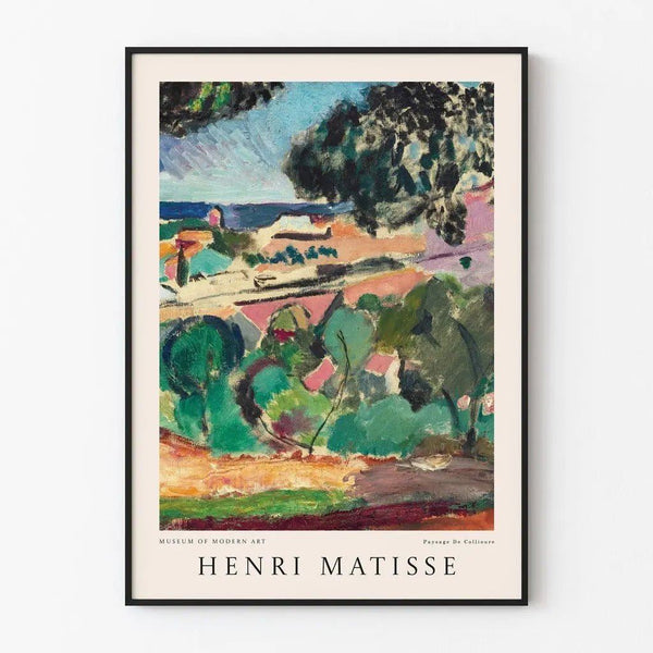 Poster “Paesaggio di Collioure" di Henri Matisse