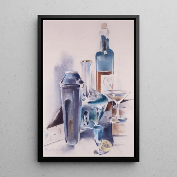 Hospitalité - Preston Dickinson — quadro incorniciato alla parete