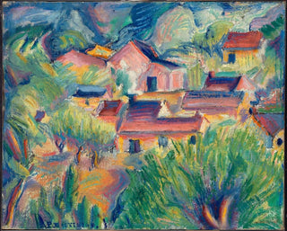 Case e paesaggio - Preston Dickinson — vista dell’opera