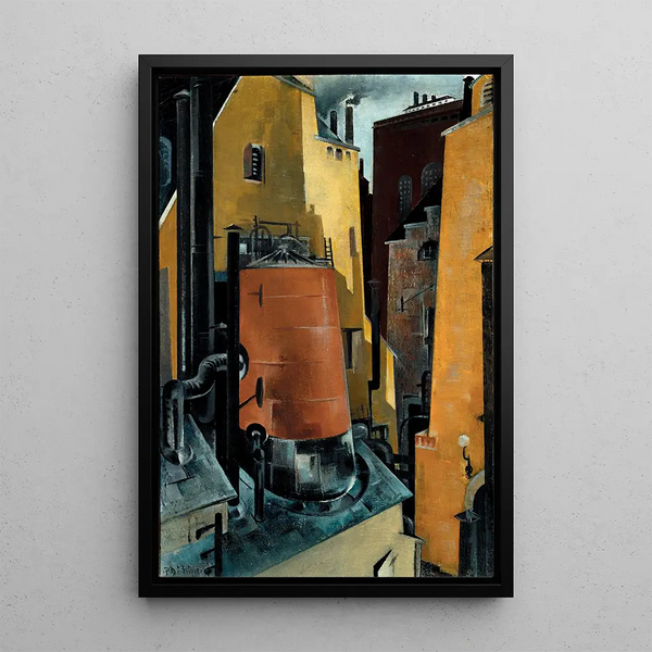 Industrie - Preston Dickinson — quadro incorniciato alla parete