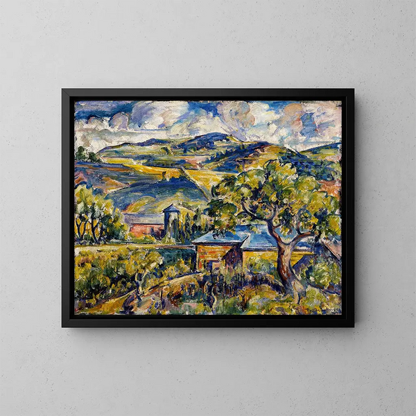 Paesaggio del Maine - Preston Dickinson — quadro incorniciato alla parete