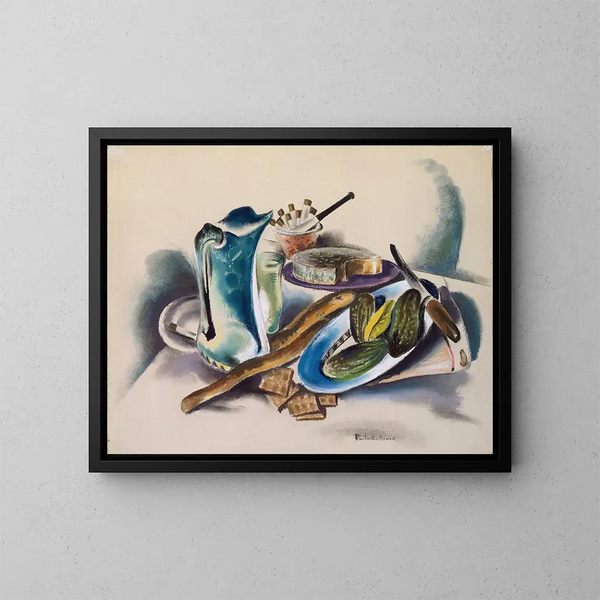 Natura morta - Preston Dickinson — quadro incorniciato alla parete