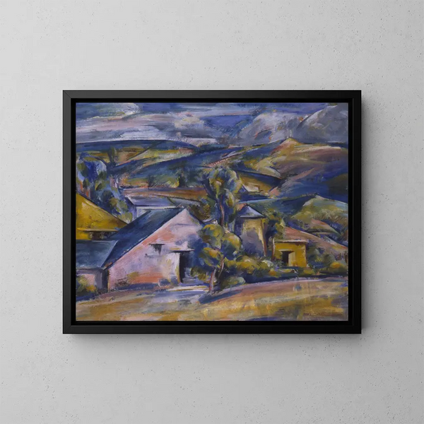 Le Colline - Preston Dickinson — quadro incorniciato alla parete