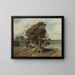 Paesaggio della costa di San Isidro - Prilidiano Pueyrredón — quadro incorniciato alla parete