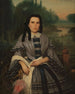 Ritratto della signora Elvira Lavalleja de Calzadilla - Prilidiano Pueyrredón — vista dell’opera